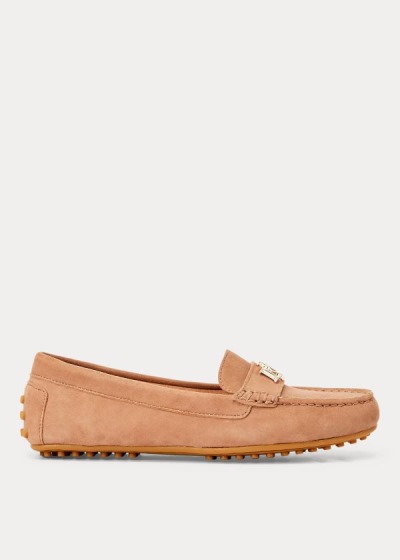 Mocasines Ralph Lauren Mujer Kaki - Barnsbury Suede - ZSMNC0684